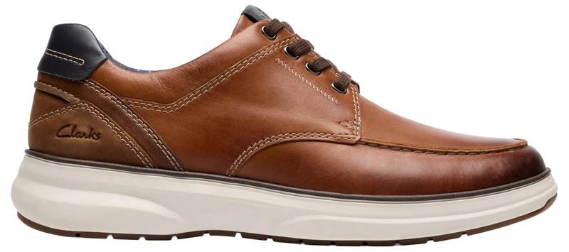 Clarks Premium Men's Mullan Moc, Dark Tan Lea, 9 UK