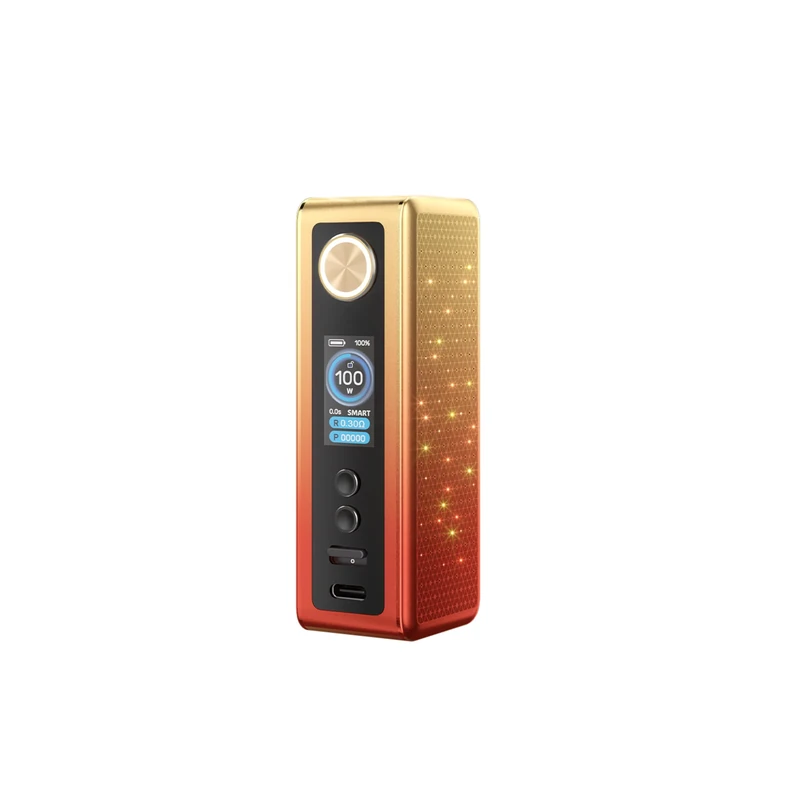 VooPoo Vinci Spark 100 Mod 18650 Battery (sold separately) 5-100W Output Fast Charge 510 Connection No Nicotine (Orange-Red Gradient)