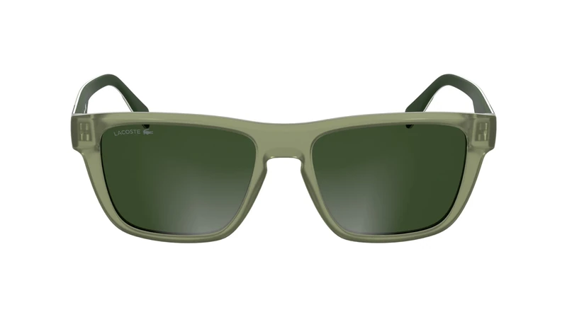 Lacoste Men's Sunglasses L6058S - Matte Khaki with Solid Green Lens