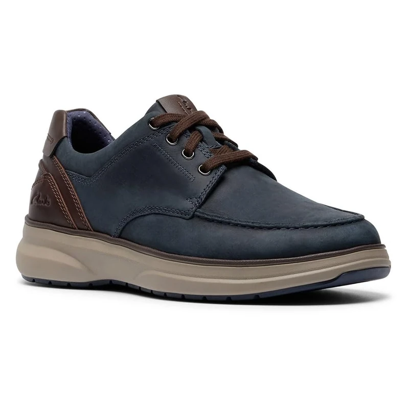 Clarks Premium Men's Mullan Moc, Navy Leather, 6.5 UK