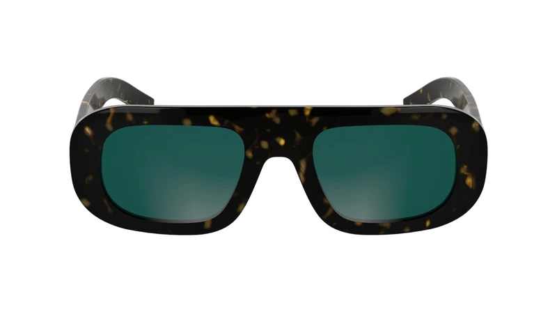 KARL LAGERFELD Men's Sunglasses KL6188S - Dark Tortoise with Solid Green Lens