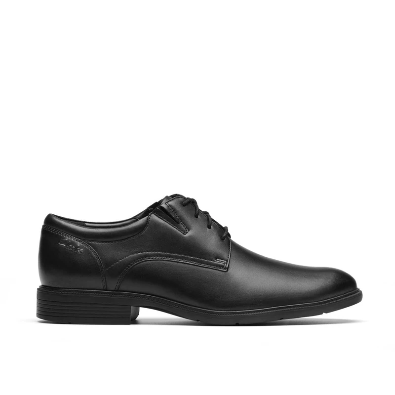 Clarks Steadwell Lace Mens Black Leather, 9.5