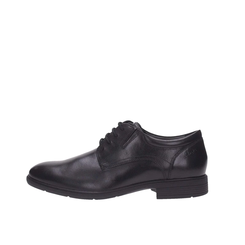 Clarks Steadwell Lace Mens Black Leather, 7 - Image 1