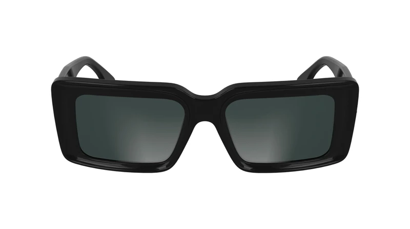 KARL LAGERFELD Women's Sunglasses KL6180S - Black with Solid Grey Lens