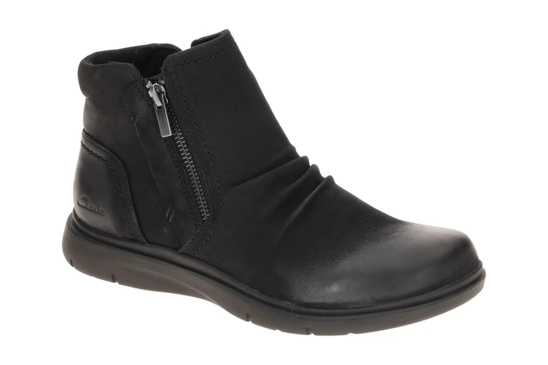 Clarks Certina Ruby Womens Black Leather, 7.5