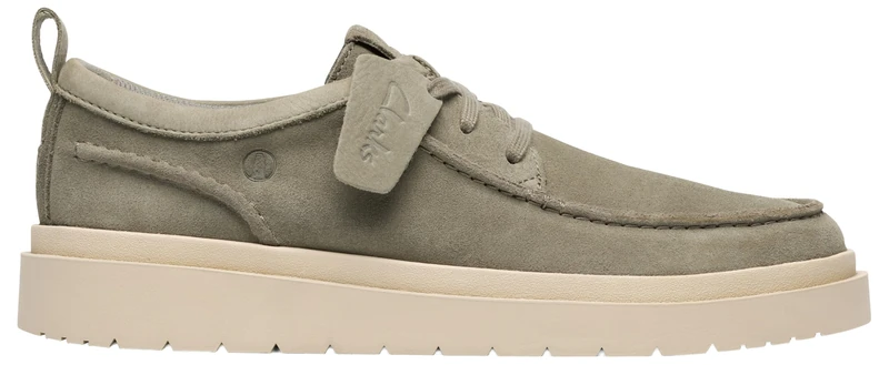 Clarks Mens Polden Moc -, Sage Suede, 10 UK