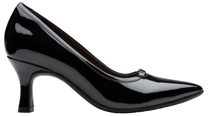 Clarks Women's Kataleyna West, Black Pat, 3.5 UK