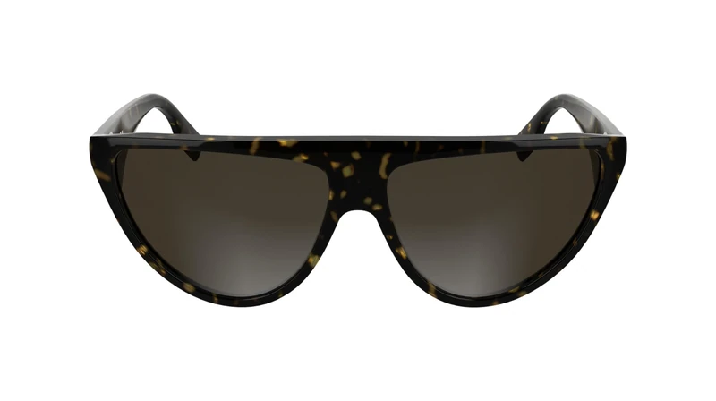 KARL LAGERFELD Women's Sunglasses KL6185S - Dark Tortoise with Solid Brown Lens