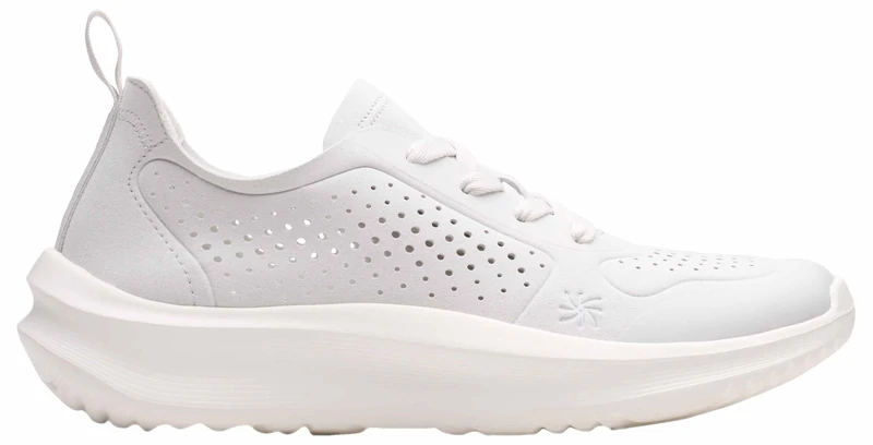 Clarks Solevana Tie Womens Off White, 4.5
