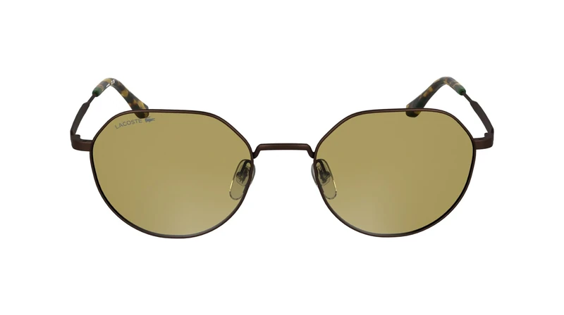 Lacoste Unisex Adult Sunglasses L268S - Brown with Solid Light Brown Lens