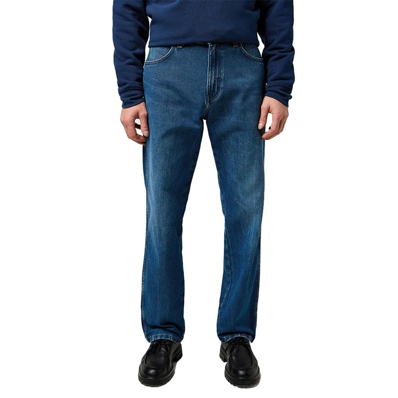 Wrangler Men's Frontier Jeans, Retro Blue, 34 W/32 L