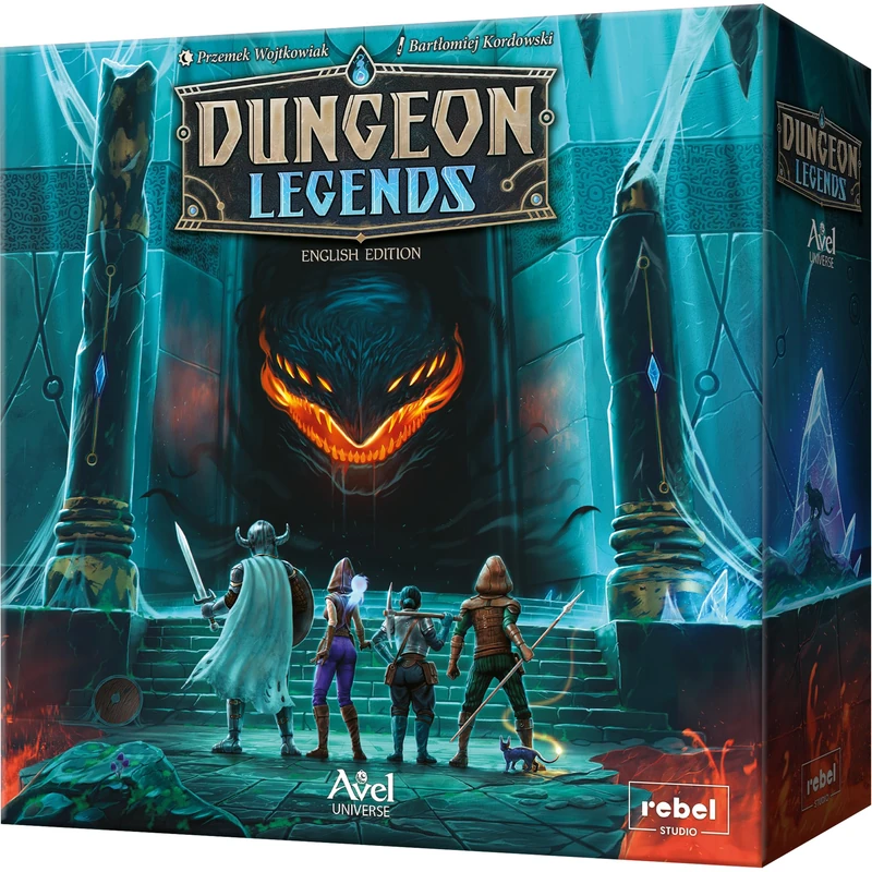 Asmodee Rebel Dungeon Legends - Adventure Board Game - French