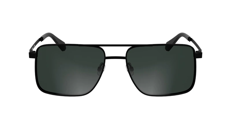 Calvin Klein Jeans Men's Sunglasses CKJ25201S - Matte Black with Solid Grey Lens