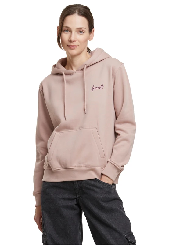 Forvert Women's Heavy Hoodie Napa Hooded Sweatshirt, Duskrosis, L