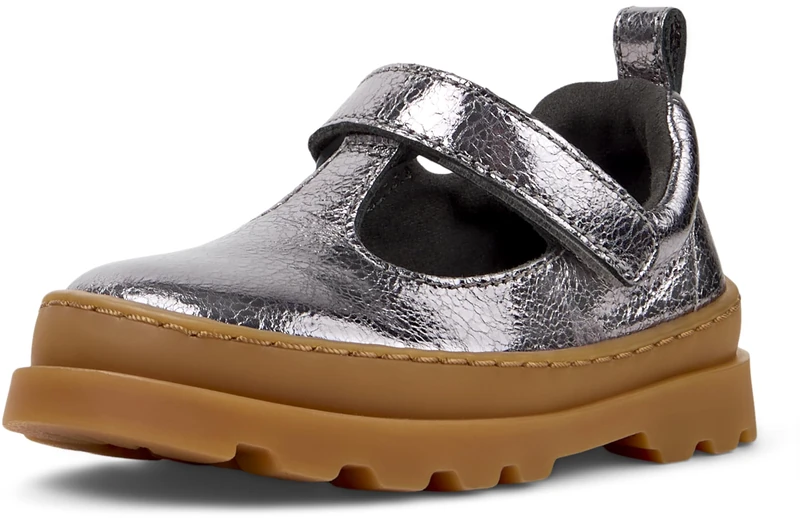 Camper Girl's Brutus K800656 Mary Jane, Dark Gray 002, 4.5 UK Child