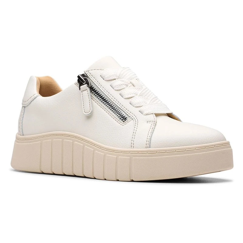 Clarks Women's Mykah Joy, Off White Lea, 6.5 UK