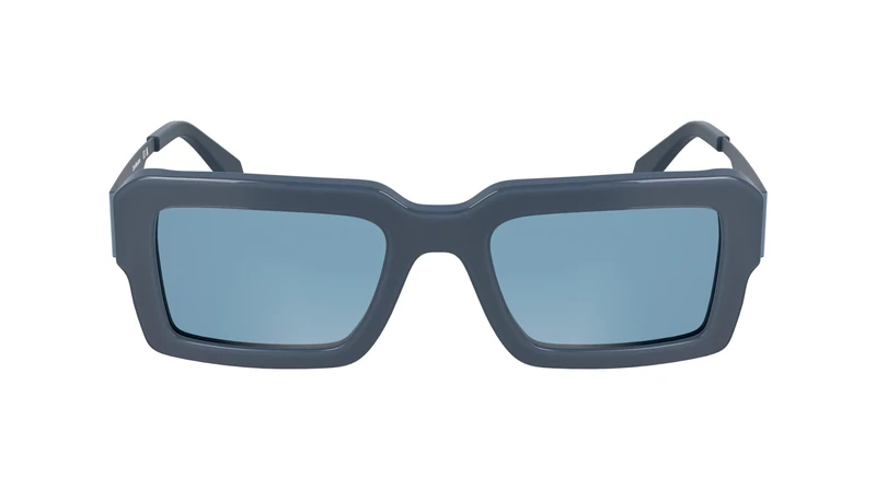 CALVIN KLEIN JEANS Unisex Adult Sunglasses CKJ25606S - Blue with Solid Blue Lens