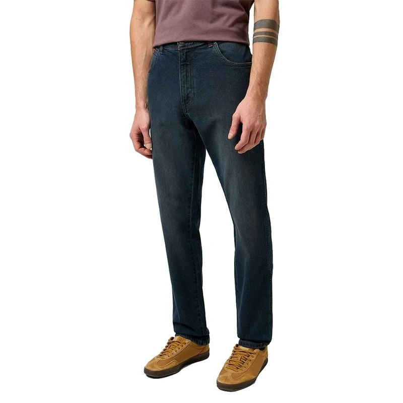 Wrangler Men's Texas Slim Jeans, Old River, 42 W/32 L