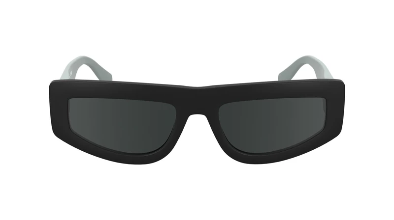 CALVIN KLEIN JEANS Unisex Adult Sunglasses CKJ25607S - Black with Solid Grey Lens