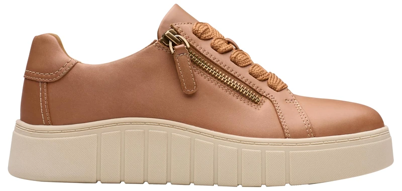 Clarks Mykah Joy Womens Tan Leather, 5.5 - Image 1