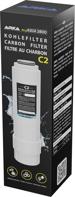 ARKA KF2MD3800 Kohlefilter Carbon Filter C2 myAqua 3800 Reverse Osmosis System, Multicoloured