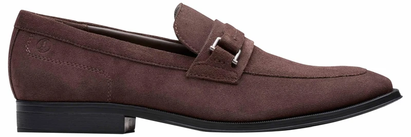 Clarks Men's Paulton Lo, Dark Brown Suede, 6 UK