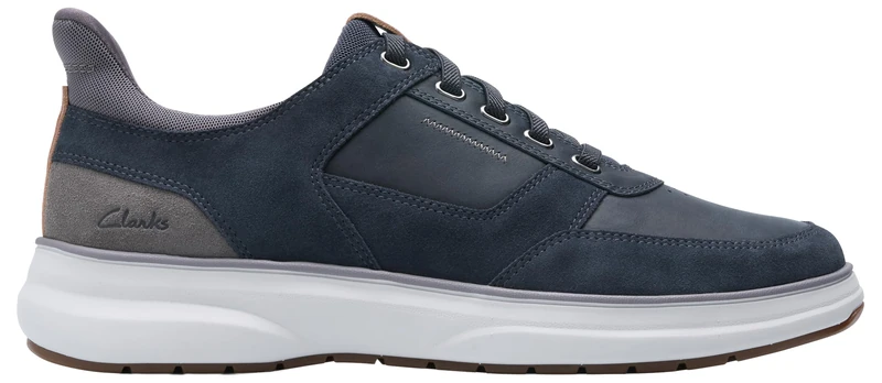 Clarks Mullan Easy Mens Navy Combi, 7