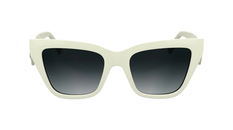 KARL LAGERFELD Women's Sunglasses KL6184S - White with Gradient Grey Lens