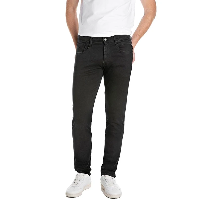 Replay Men's M914y Jeans, 098 Black, 30 W/32 L