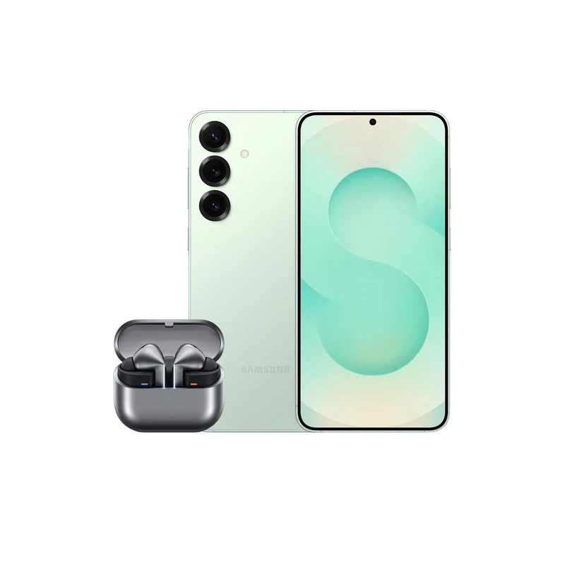 Samsung Galaxy S25+ AI Smartphone, 12GB Memory, 512GB Storage, Mint and Galaxy Buds3 Pro, Grey (UK Version)