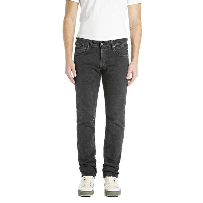 Replay Men's Ma972r Jeans, 099 Black Delavé, 27 W/30 L