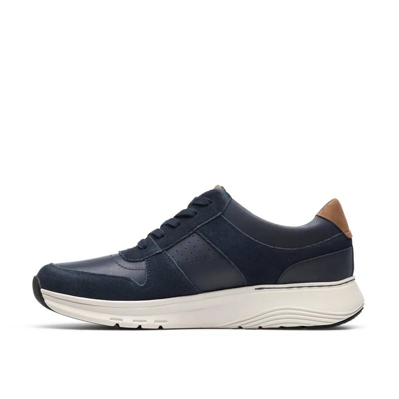 Clarks Motion Trek Go Mens Navy Combi, 10.5