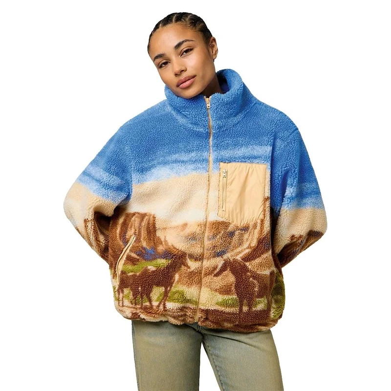 Wrangler Women's Transitional Fleece Jacket, Canyon, XL