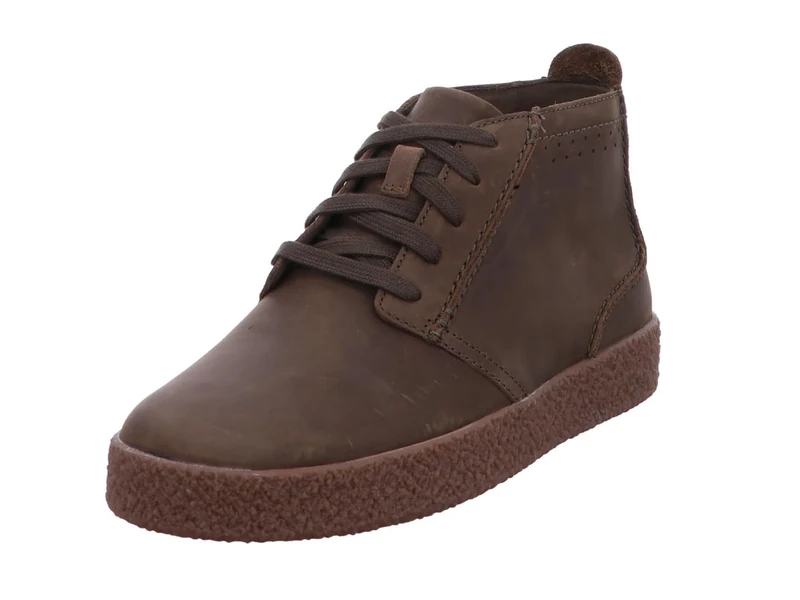 Clarks Premium Mens Streethill Mid Chukka Boot, Khaki Nubuck, 9 UK
