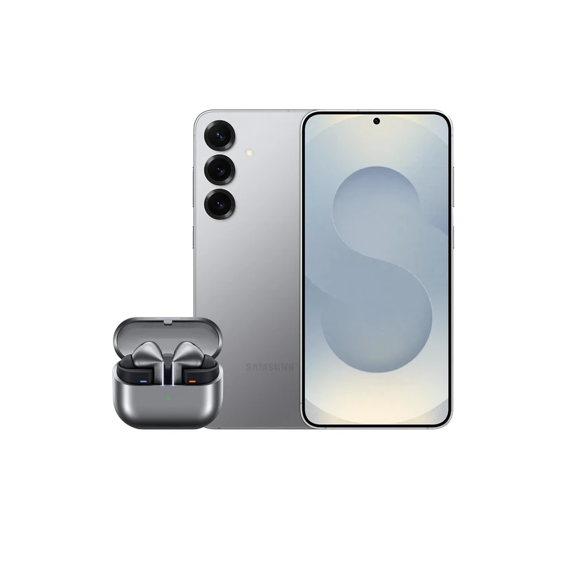 Samsung Galaxy S25+ AI Smartphone, 12GB Memory, 512GB Storage, Silver Shadow and Galaxy Buds3 Pro, Grey (UK Version) - Image 1