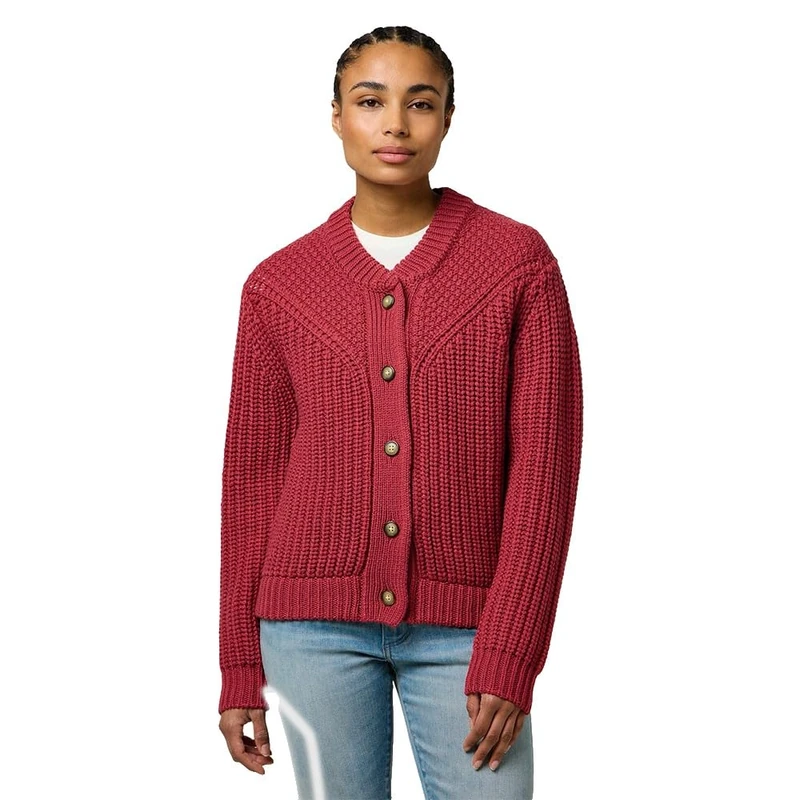 Wrangler Western Cardigan, Earth Red, XS