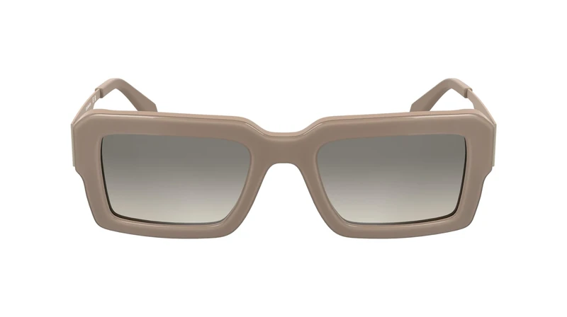 CALVIN KLEIN JEANS Unisex Adult Sunglasses CKJ25606S - Blush with Gradient Taupe Nude Lens