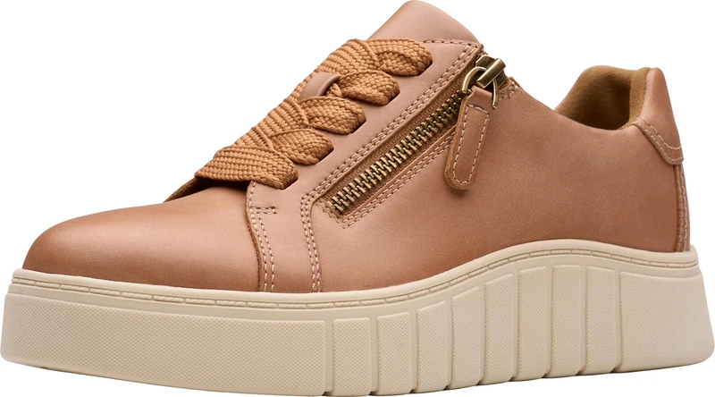 Clarks Women's Mykah Joy, Tan Leather, 5 UK
