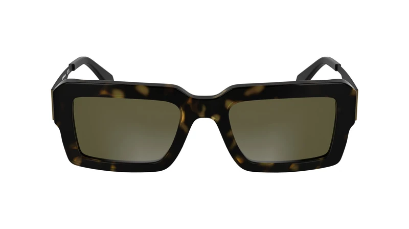 Calvin Klein Jeans Unisex Adult Sunglasses CKJ25606S - Dark Havana with Solid Brown Lens