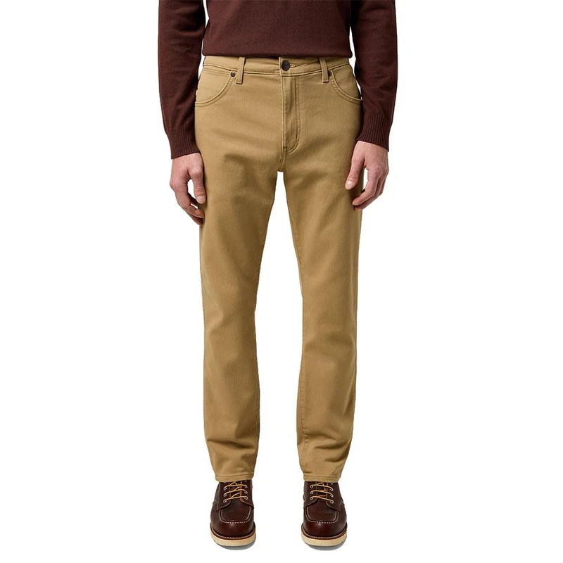 Wrangler Men's Larston Old Pants, Tigers Eye, 34 W/34 L