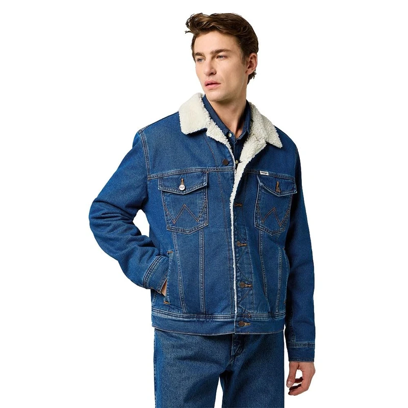 Wrangler Sherpa Classic Jacket, Mid stone, XXL