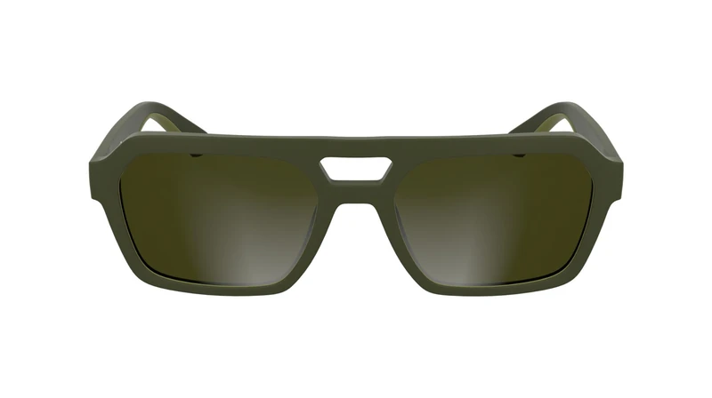 CALVIN KLEIN JEANS Men's Sunglasses CKJ25603S - Matte Khaki with Solid Khaki Lens