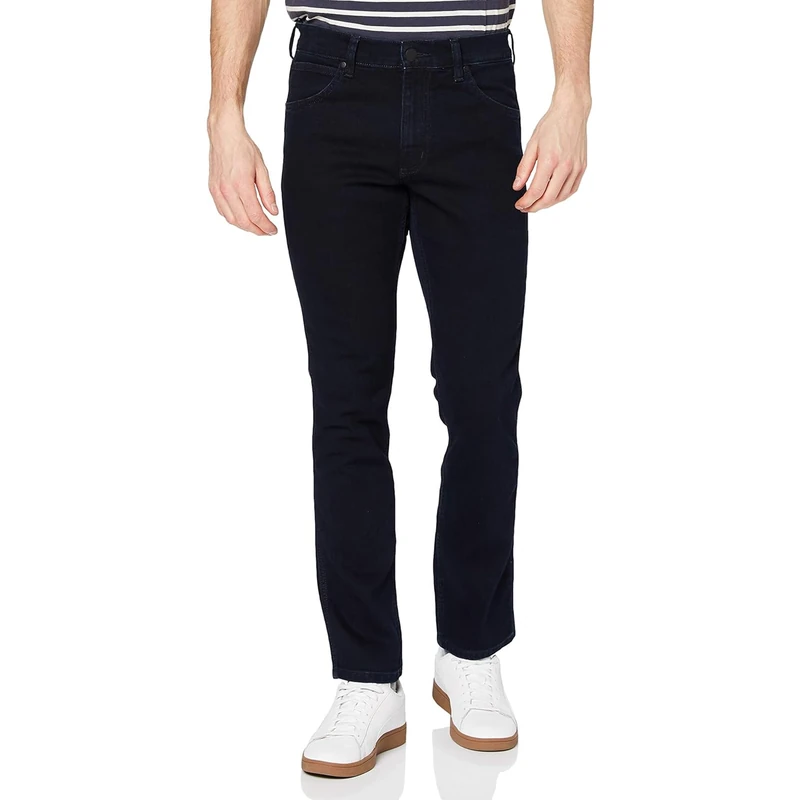 Wrangler Herren-Jeans Greensboro, Regular Fit, Straight Leg Black
