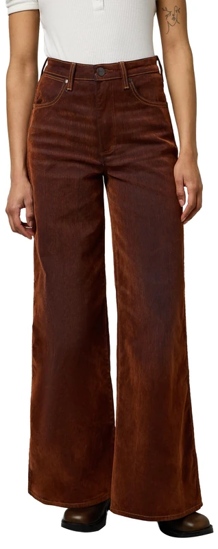 Wrangler Women's Canyon Loose Fit Loose Leg Jeans, Cinnamon Chill, 30W x 30L