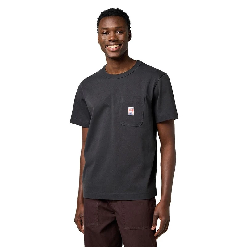 Wrangler Men's Cj Pocket Tee T-Shirt, Faded Black, M