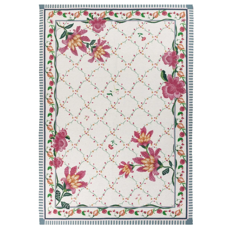 furn. Wylder Nature Claudia Floral Printed Indoor/Outdoor Outdoor Rug - Candy Red - 120x170cm