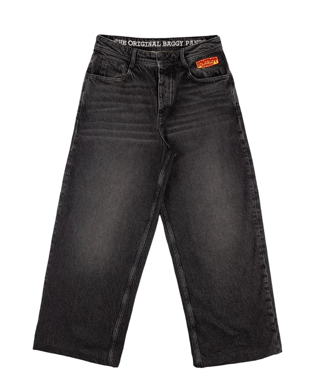 Homeboy Unisex X-Tra Desperado Denim Pants, Vintage Black, 33 L32