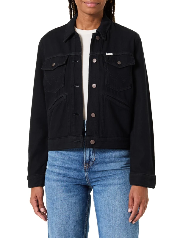 Wrangler Women's Heritage Jacket, Cobalt Crush, S