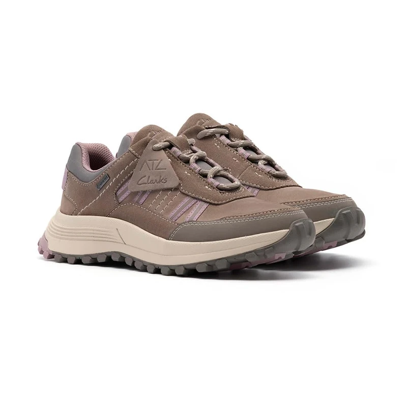 Clarks Women's ATLTrekShoeGTX, Light Grey Combi, 6.5 UK