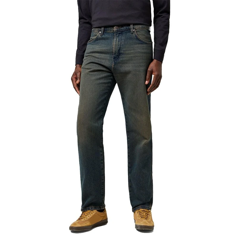 Wrangler Men's Frontier Jeans, Nebula Black, 30 W/32 L